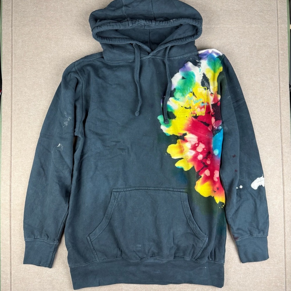 Astroworld Hoodie Mens L Black Europe 2019 World‎ Tour Concert Travis Scott
